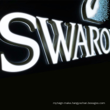 Waterproof Customized 3D company logo acrylic channel lighting letter